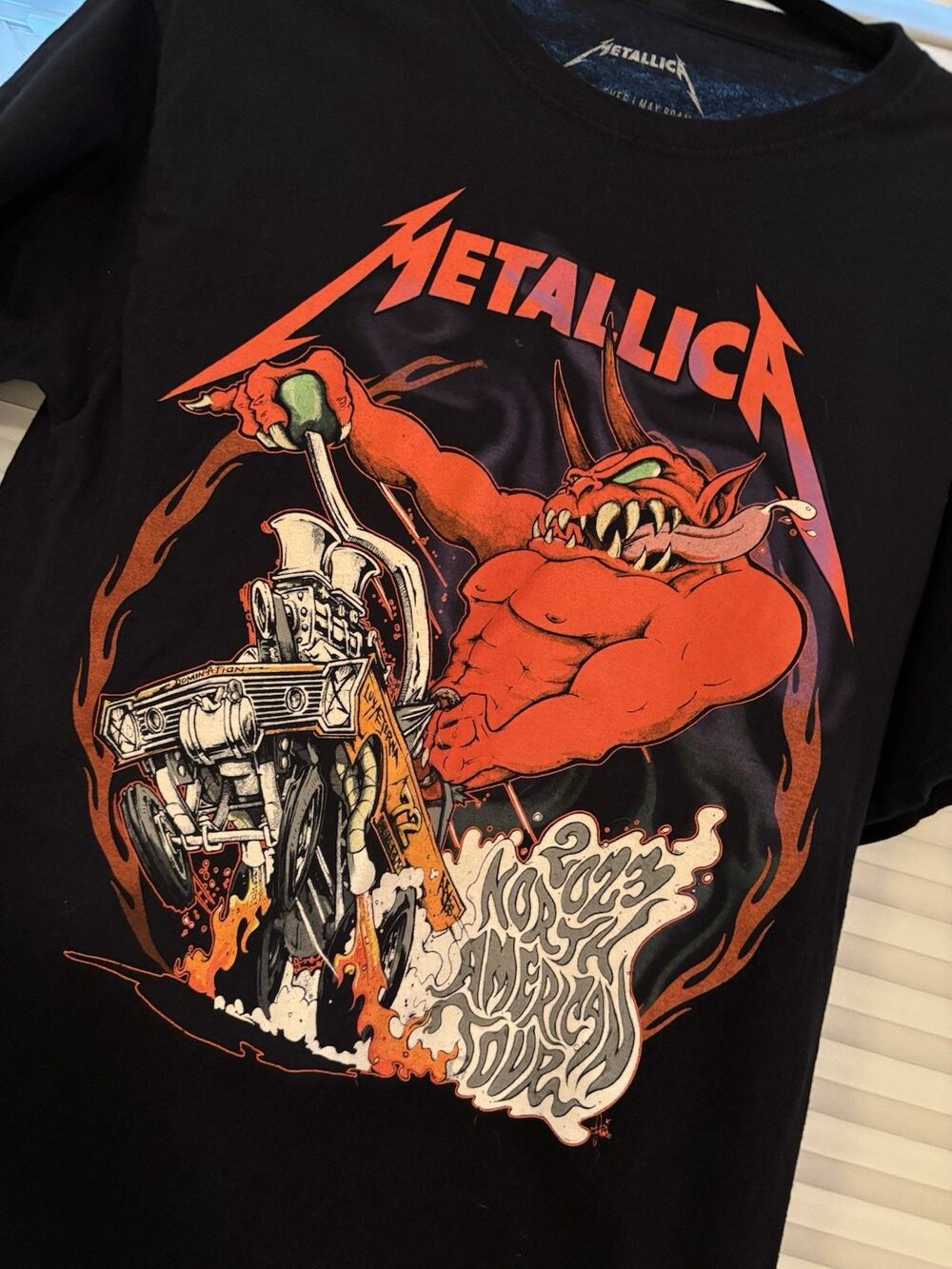 2023 Metallica 72 Seasons Full Speed Medium T-Shirt Tour Concert